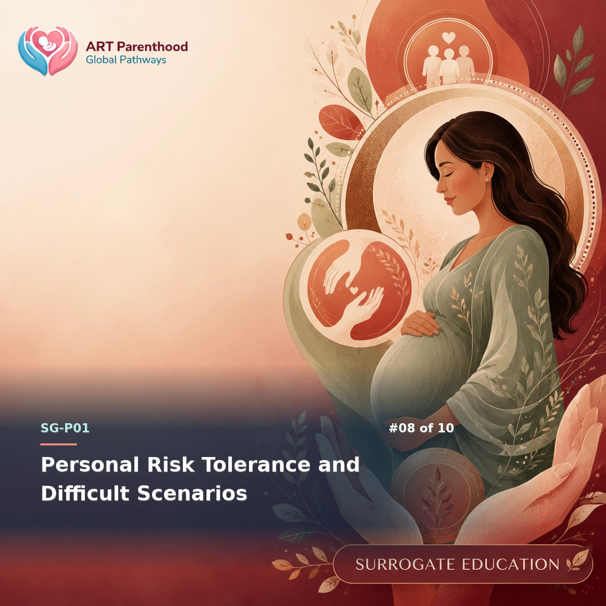 Surrogates education card for SG-LP01-08: Personal Risk Tolerance and Difficult Scenarios.
